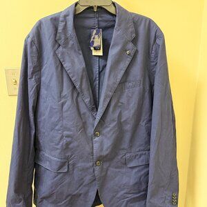 NWT - Piombo Men’s Two-Button Blazer | Size 48 US / 58 IT | Classic Tailored Fit